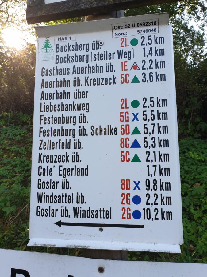 FeWo Nina Exklusiv Design mit Bergblick Goslar Exteriör bild